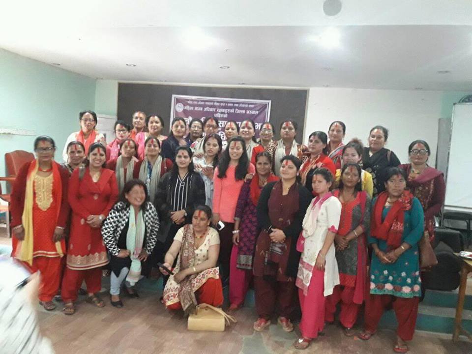 महिला मानवअधिकार रक्षक सञ्जाल धादिङको अध्यक्षमा खतिवडा