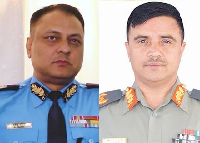 प्रहरी महानिरीक्षकमा सर्वेन्द्र खनाल नियुक्त, सशस्त्रमा शैलेन्द्र