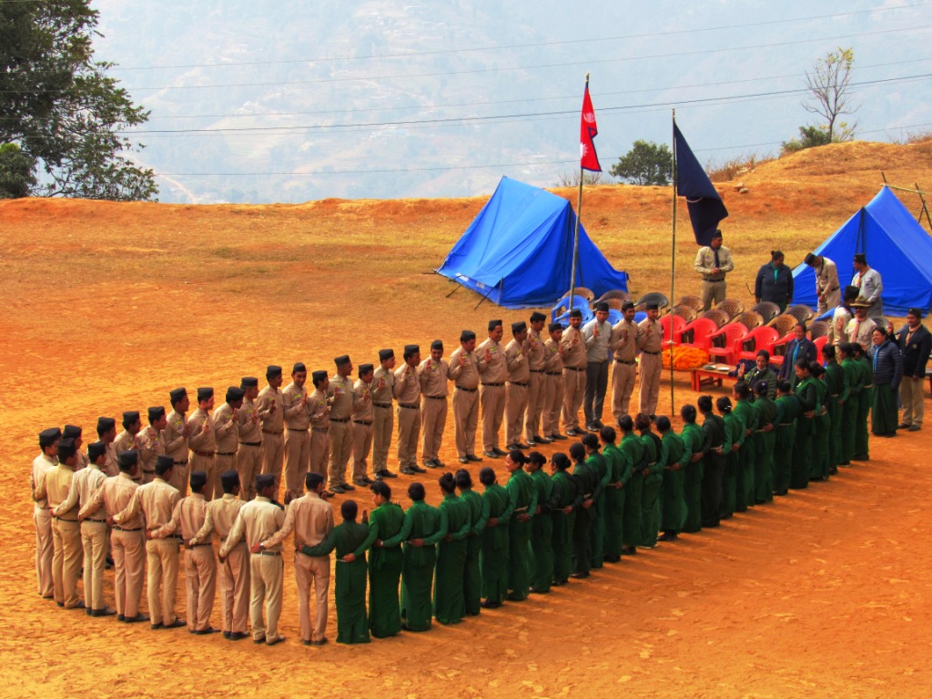 धादिङको केवलपुरमा संचालन भएको नेपाल स्काउटको बि.टि.सी. तथा पि.टि.सी. तालिम सम्पन्न ।