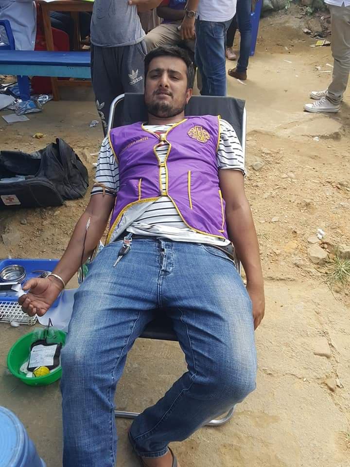 धादिङको खानिखोलामा रक्तदान कार्यक्रम सम्पन्न ।