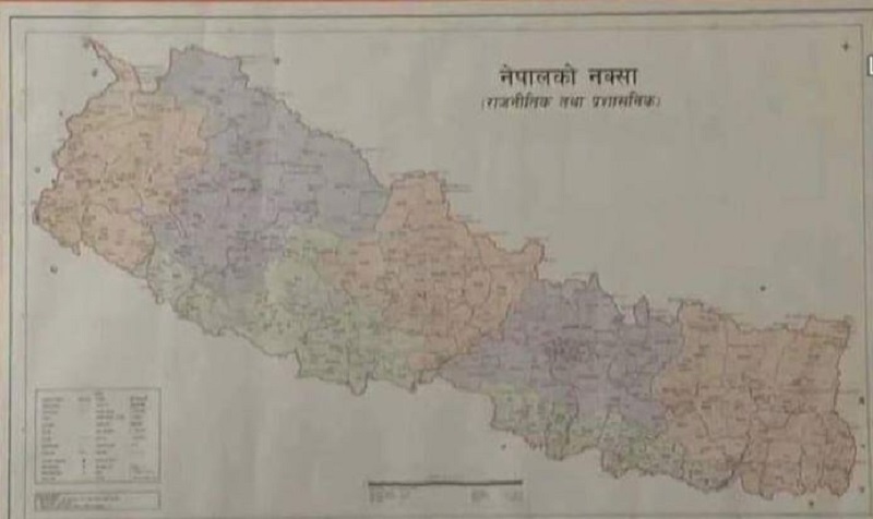 लिम्पियाधुरा, लिपुलेक र कालापानी क्षेत्र समेटिएको नयाँ नक्सा सार्वजनिक