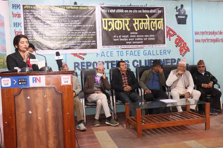 ज्यामरुङका स्थानीयले मंसिर ४ गते हुने निर्वाचन बहिष्कार गर्ने