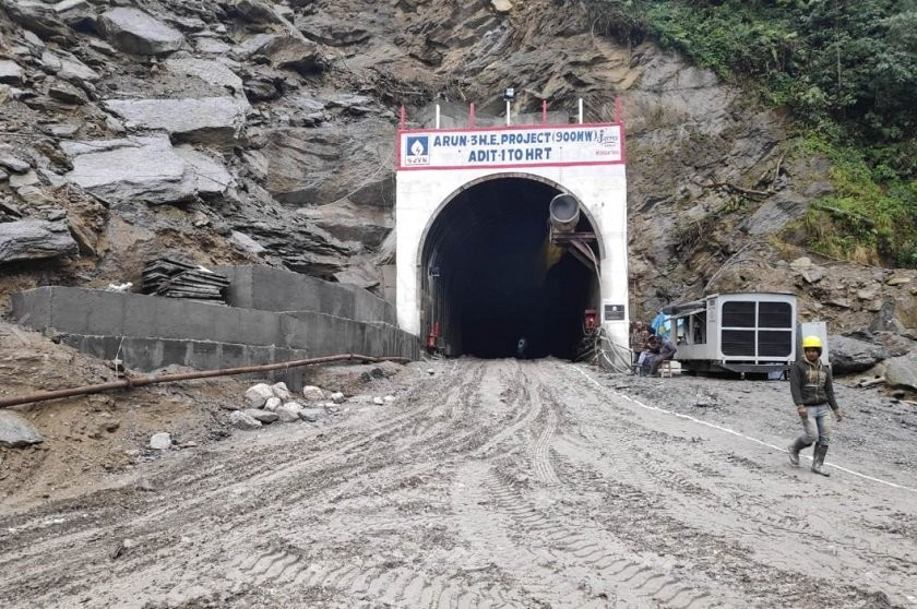 समयमै तलब नपाएपछि अरुण तेस्रो जलविद्युत् आयोजनाको काम ठप्प